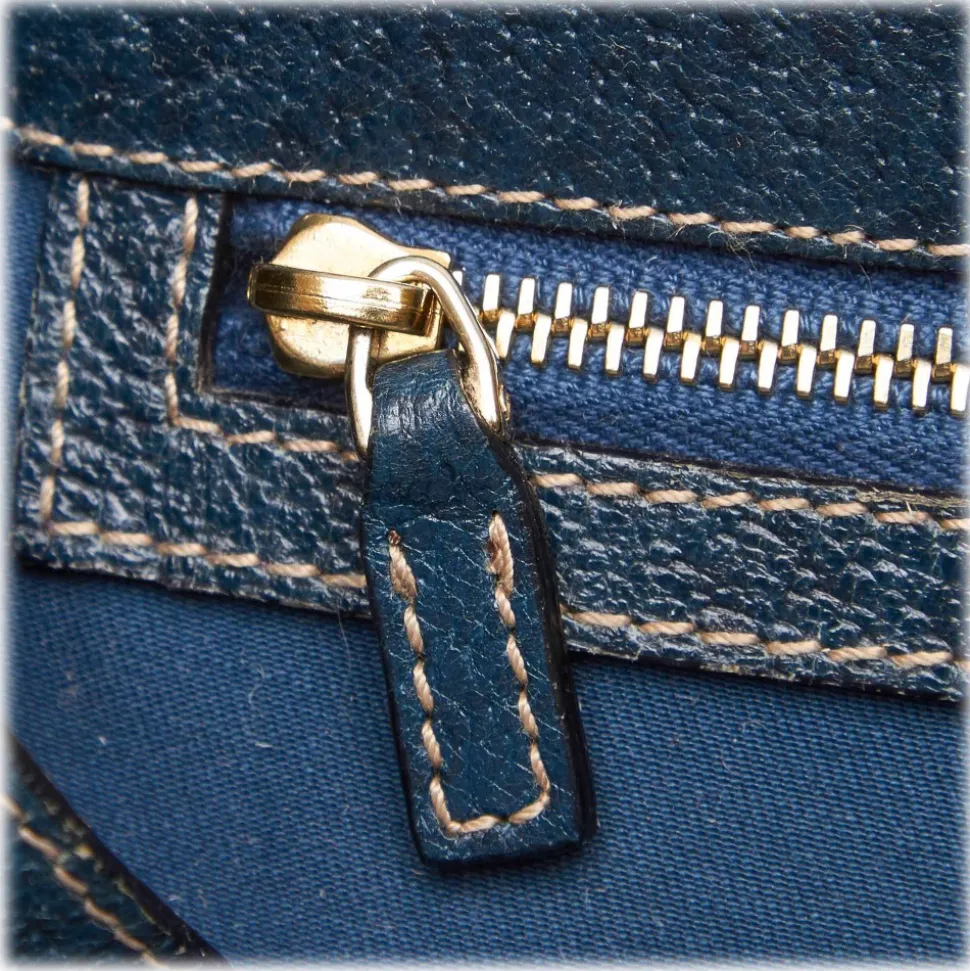 Gucci Vintage - Horsebit Jacquard Shoulder Bag - Brown - Leather Handbag - Luxury High Quality - Avvenice