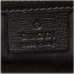 Gucci Vintage - Horsebit Leather Handbag Bag - Black - Leather Handbag - Luxury High Quality - Avvenice