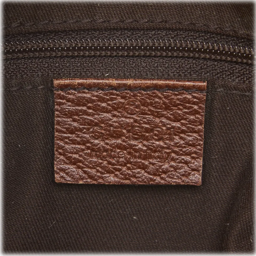 Gucci Vintage - Jacquard Abbey Crossbody Bag - Blue - Leather Handbag - Luxury High Quality - Avvenice