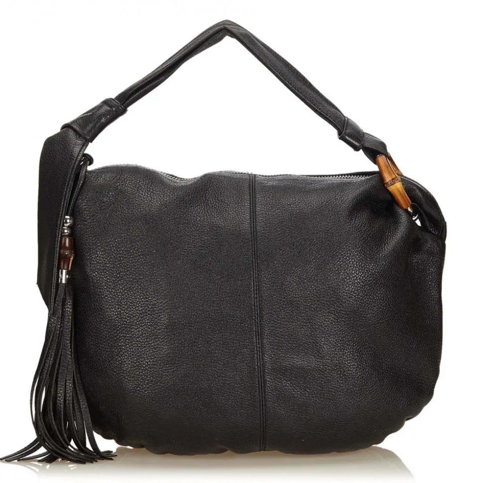 Gucci Vintage - Jungle Shoulder Bag - Black - Leather Handbag - Luxury High Quality - Avvenice