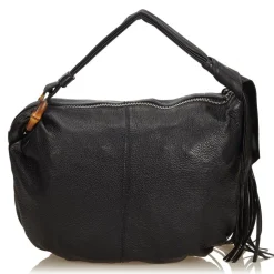 Gucci Vintage - Jungle Shoulder Bag - Black - Leather Handbag - Luxury High Quality - Avvenice