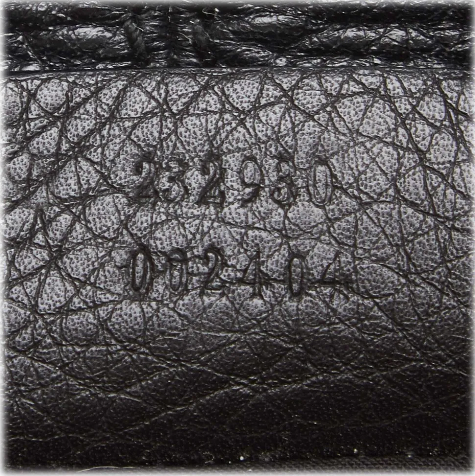 Gucci Vintage - Jungle Shoulder Bag - Black - Leather Handbag - Luxury High Quality - Avvenice