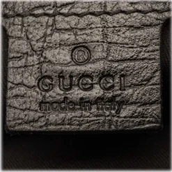 Gucci Vintage - Large GG Horsebit Hobo Bag - Black - Leather Handbag - Luxury High Quality - Avvenice