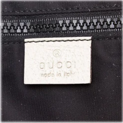 Gucci Vintage - Large Logo Tote Bag - Black - Leather Handbag - Luxury High Quality - Avvenice