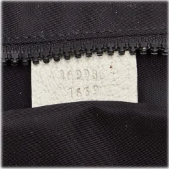 Gucci Vintage - Large Logo Tote Bag - Black - Leather Handbag - Luxury High Quality - Avvenice