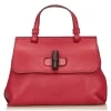 Gucci Vintage - Leather Bamboo Daily Bag - Red - Leather Handbag - Luxury High Quality - Avvenice