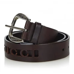 Gucci Vintage - Leather Belt - Black - Leather Belt - Luxury High Quality - Avvenice