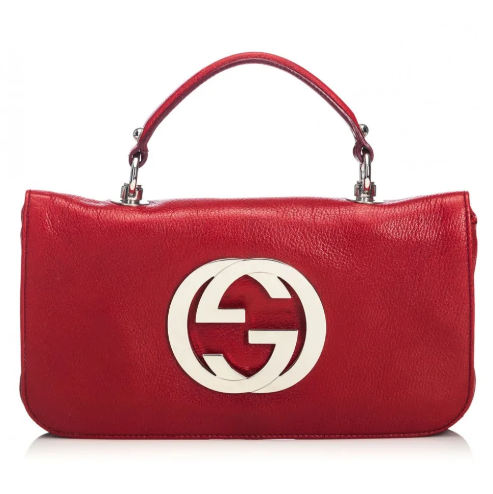 Gucci Vintage - Leather Blondie Flap Bag - Pink - Leather Handbag - Luxury High Quality - Avvenice