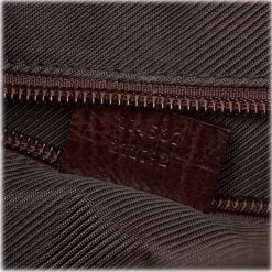 Gucci Vintage - Leather Boston Bag - Black - Leather Handbag - Luxury High Quality - Avvenice