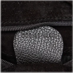 Gucci Vintage - Leather Boston Bag - Black - Leather Handbag - Luxury High Quality - Avvenice