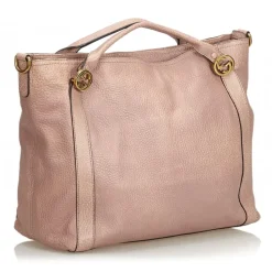 Gucci Vintage - Leather Bree Satchel Bag - Pink - Leather Handbag - Luxury High Quality - Avvenice