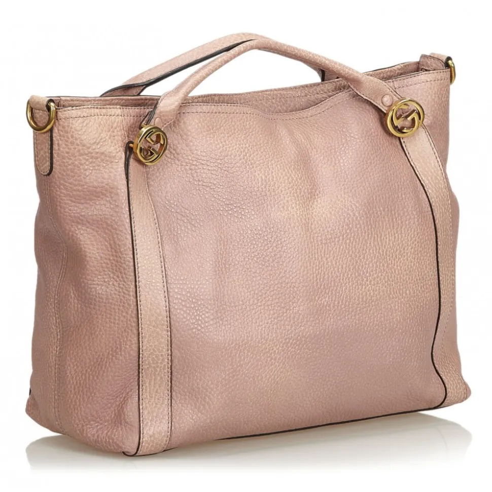 Gucci Vintage - Leather Bree Satchel Bag - Pink - Leather Handbag - Luxury High Quality - Avvenice