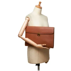 Gucci Vintage - Leather Clutch Bag - Brown - Leather Handbag - Luxury High Quality - Avvenice