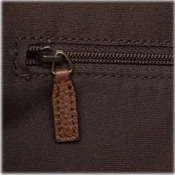 Gucci Vintage - Leather GG Tote Bag - Brown - Leather Handbag - Luxury High Quality - Avvenice