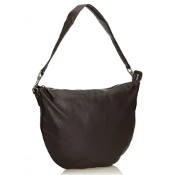 Gucci Vintage - Leather Half Moon Hobo Bag - Black - Leather Handbag - Luxury High Quality - Avvenice