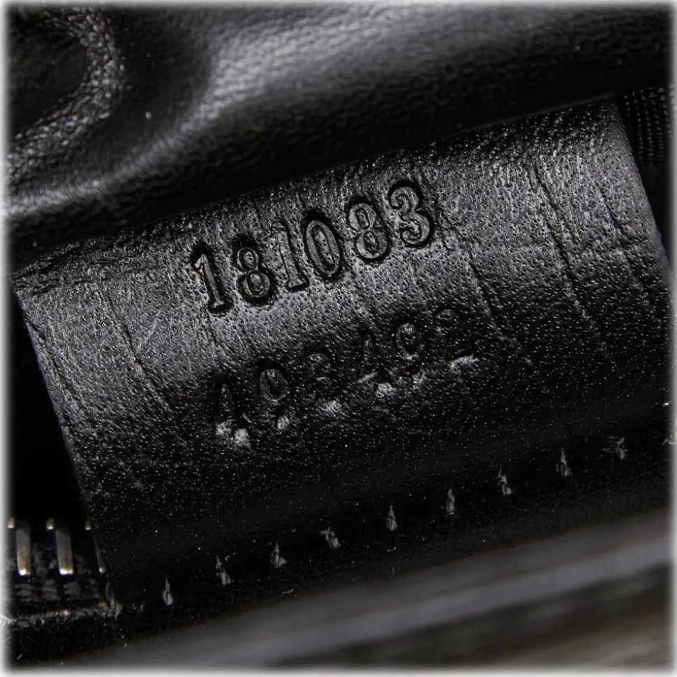 Gucci Vintage - Leather Handbag Bag - Black - Leather Handbag - Luxury High Quality - Avvenice