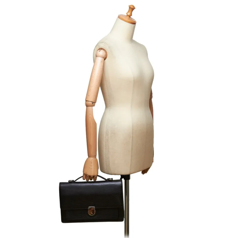 Gucci Vintage - Leather Handbag Bag - Black - Leather Handbag - Luxury High Quality - Avvenice