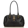 Gucci Vintage - Leather Horsebit Shoulder Bag - Black - Leather Handbag - Luxury High Quality - Avvenice