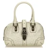 Gucci Vintage - Leather Horsebit Handbag Bag - White - Leather Handbag - Luxury High Quality - Avvenice