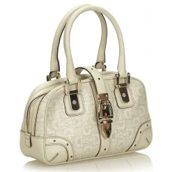 Gucci Vintage - Leather Horsebit Handbag Bag - White - Leather Handbag - Luxury High Quality - Avvenice