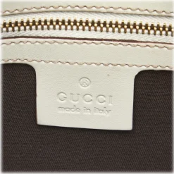 Gucci Vintage - Leather Horsebit Handbag Bag - White - Leather Handbag - Luxury High Quality - Avvenice