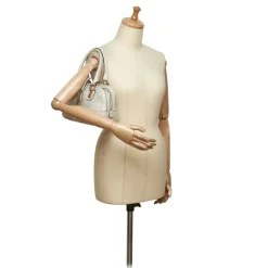 Gucci Vintage - Leather Horsebit Handbag Bag - White - Leather Handbag - Luxury High Quality - Avvenice