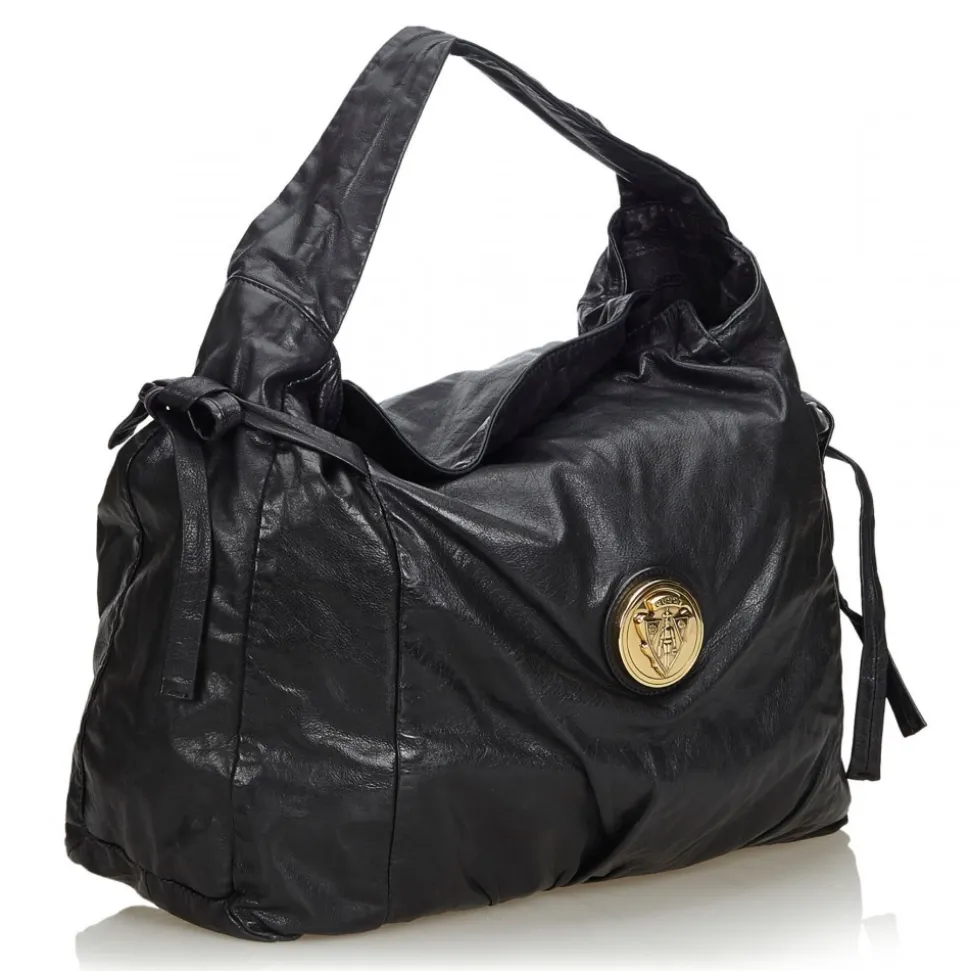 Gucci Vintage - Leather Hysteria Bag - Black - Leather Handbag - Luxury High Quality - Avvenice