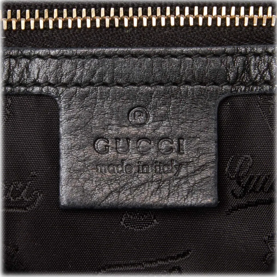 Gucci Vintage - Leather Hysteria Bag - Black - Leather Handbag - Luxury High Quality - Avvenice