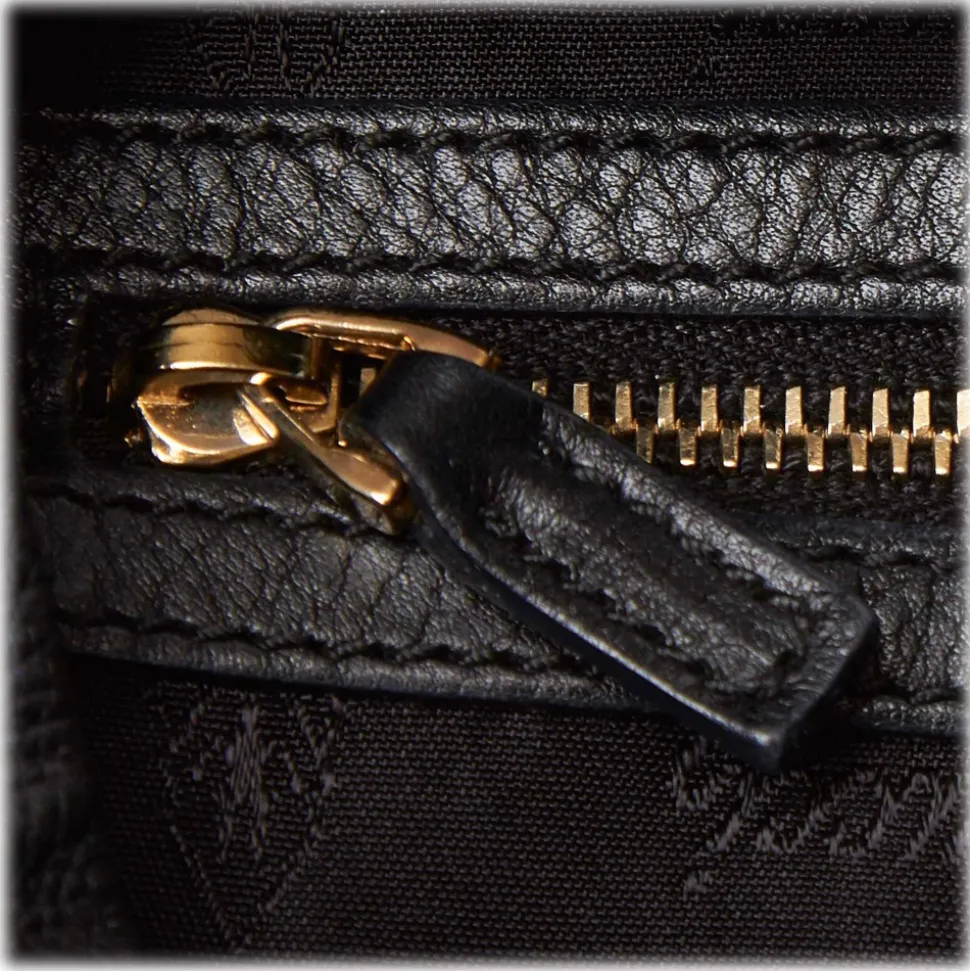 Gucci Vintage - Leather Hysteria Bag - Black - Leather Handbag - Luxury High Quality - Avvenice