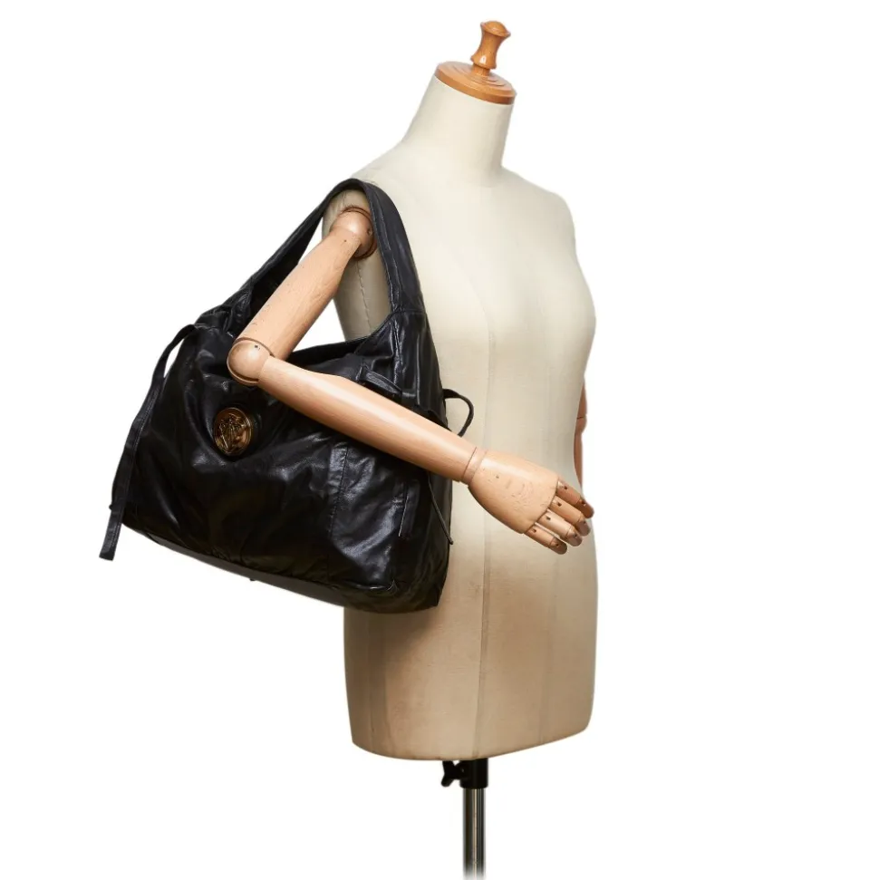 Gucci Vintage - Leather Hysteria Bag - Black - Leather Handbag - Luxury High Quality - Avvenice