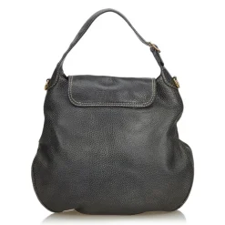 Gucci Vintage - Leather New Pelham Hobo Bag - Black - Leather Handbag - Luxury High Quality - Avvenice