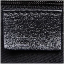 Gucci Vintage - Leather Pelham Tote Bag - Black - Leather Handbag - Luxury High Quality - Avvenice