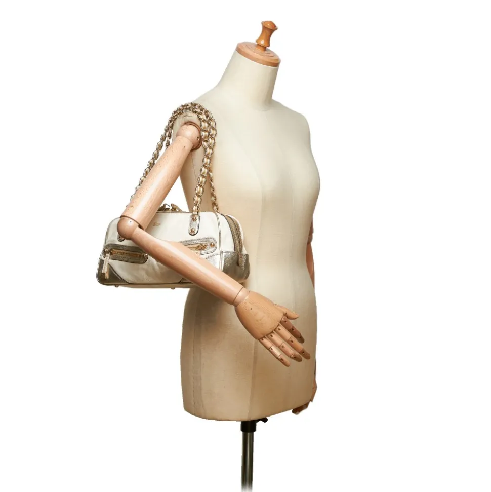 Gucci Vintage - Leather Princy Shoulder Bag - White - Leather Handbag - Luxury High Quality - Avvenice