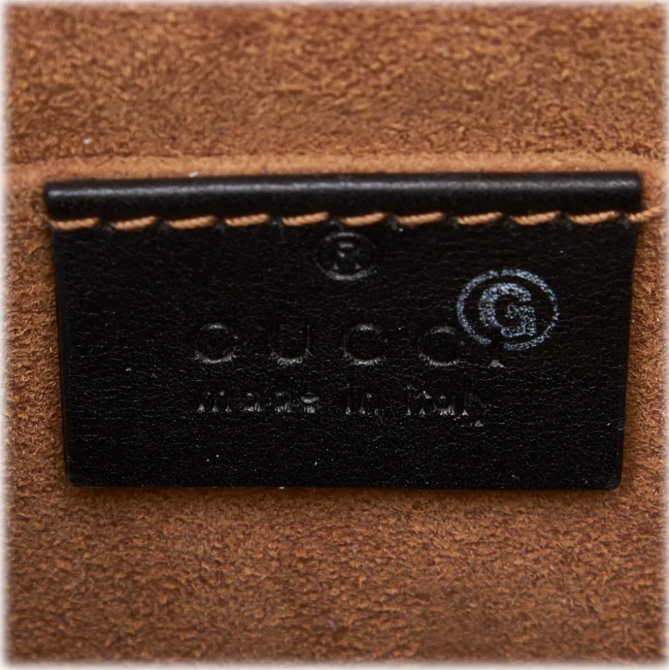 Gucci Vintage - Leather Small Padlock Shoulder Bag - Black - Leather Handbag - Luxury High Quality - Avvenice