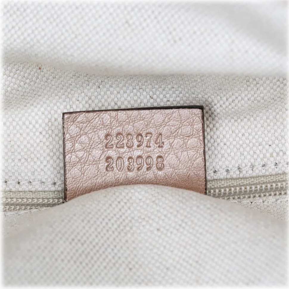 Gucci Vintage - Leather Sukey Handbag Bag - Brown - Leather Handbag - Luxury High Quality - Avvenice