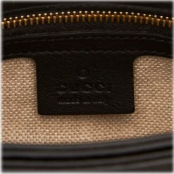 Gucci Vintage - Marrakech Messenger Bag - Black - Leather Handbag - Luxury High Quality - Avvenice