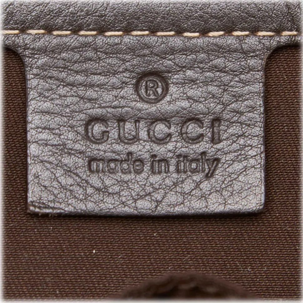 Gucci Vintage - Medium Guccissima Crystal Mix Handbag Bag - Brown - Leather Handbag - Luxury High Quality - Avvenice