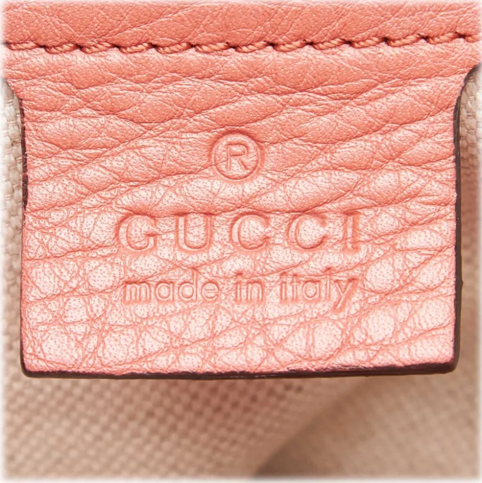 Gucci Vintage - Mini Bamboo Leather Shopper Bag - Pink - Leather Handbag - Luxury High Quality - Avvenice