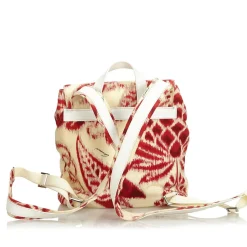 Gucci Vintage - Nylon Backpack - White Red - Leather Backpack - Luxury High Quality - Avvenice