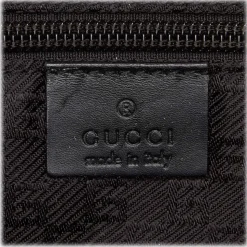 Gucci Vintage - Nylon Crossbody Bag - Black - Leather Handbag - Luxury High Quality - Avvenice