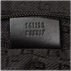 Gucci Vintage - Nylon Crossbody Bag - Black - Leather Handbag - Luxury High Quality - Avvenice