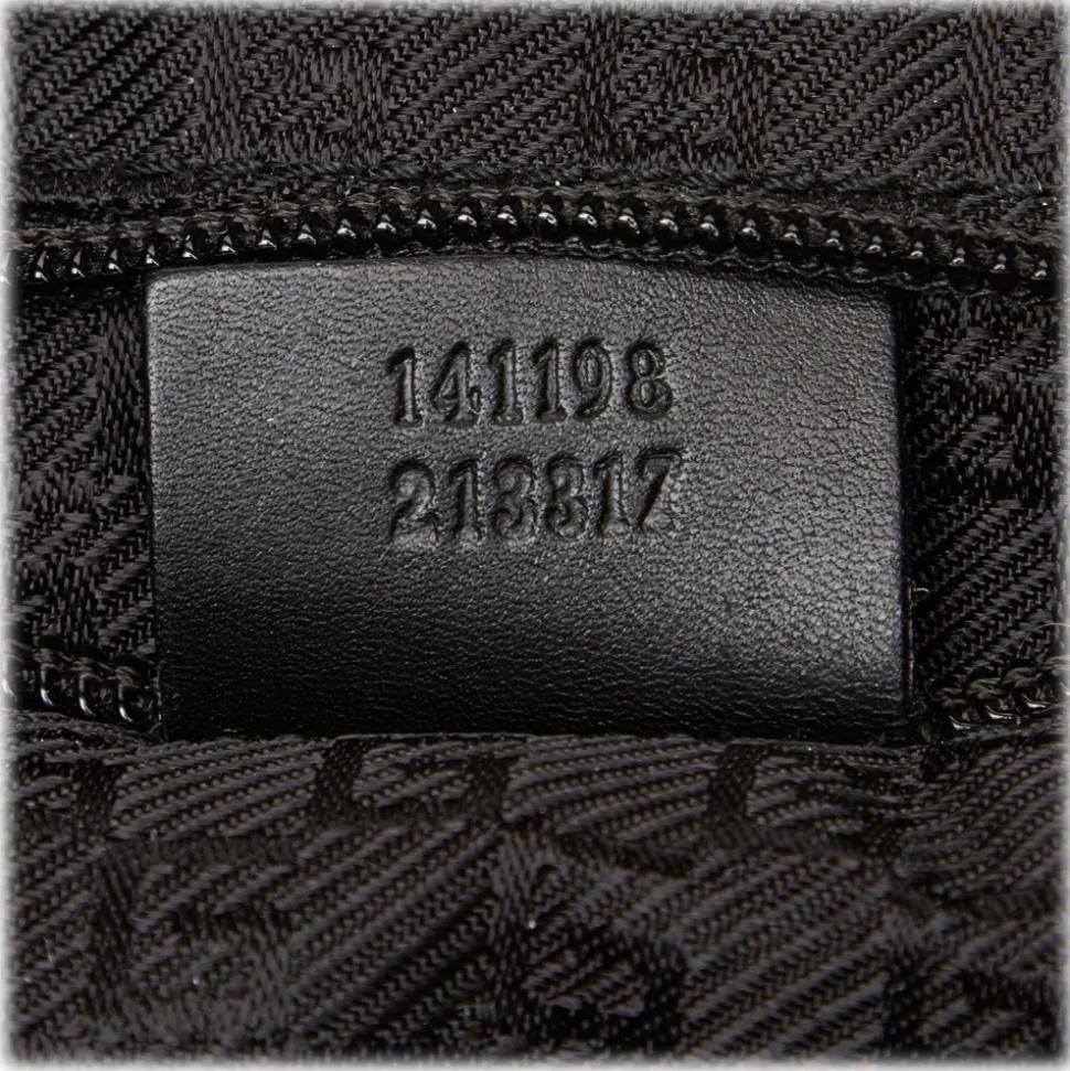 Gucci Vintage - Nylon Crossbody Bag - Black - Leather Handbag - Luxury High Quality - Avvenice