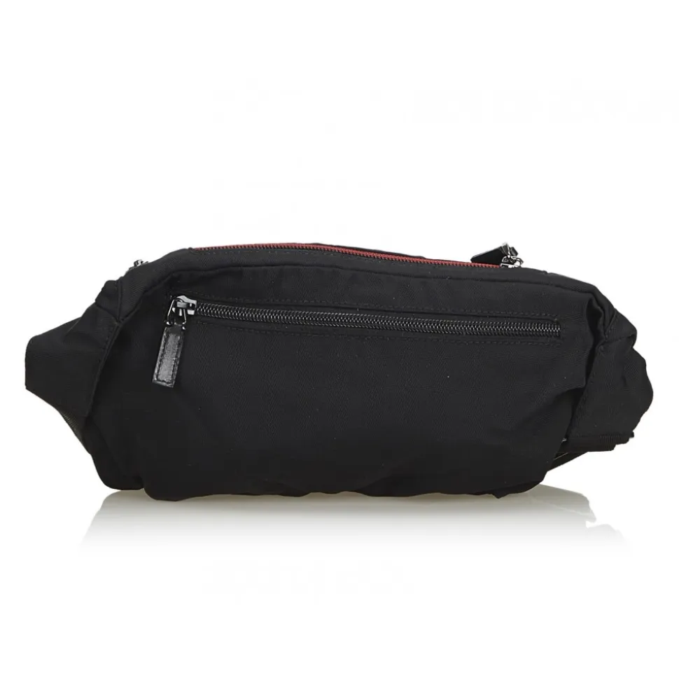 Gucci Vintage - Nylon Web Belt Bag - Black - Leather Handbag - Luxury High Quality - Avvenice