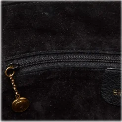 Gucci Vintage - Ostrich Bamboo Satchel Bag - Black - Leather Handbag - Luxury High Quality - Avvenice