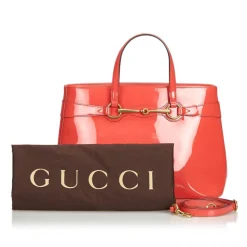 Gucci Vintage - Patent Leather Bright Bit Satchel Bag - Pink - Leather Handbag - Luxury High Quality - Avvenice