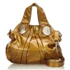 Gucci Vintage - Patent Leather Hysteria Bag - Gold - Leather Handbag - Luxury High Quality - Avvenice