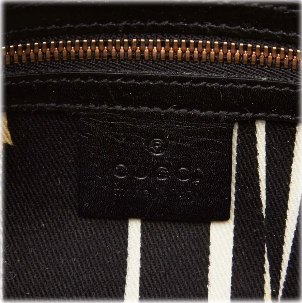 Gucci Vintage - Patent Leather Horsebit Wave Shoulder Bag - Black - Leather Handbag - Luxury High Quality - Avvenice