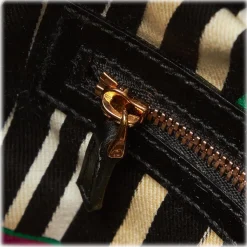 Gucci Vintage - Patent Leather Horsebit Wave Shoulder Bag - Black - Leather Handbag - Luxury High Quality - Avvenice