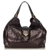 Gucci Vintage - Python Soft Stirrup Shoulder Bag - Brown - Python Leather Handbag - Luxury High Quality - Avvenice