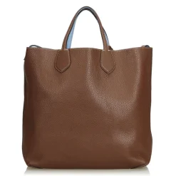 Gucci Vintage - Ramble Reversible Satchel Bag - Brown - Leather Handbag - Luxury High Quality - Avvenice